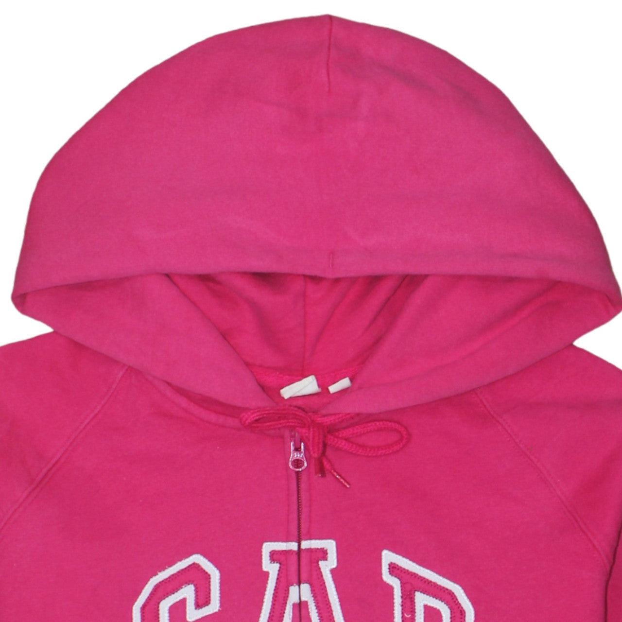 GAP Womens Pink Full Zip Hoodie XL Cotton Blend Casual