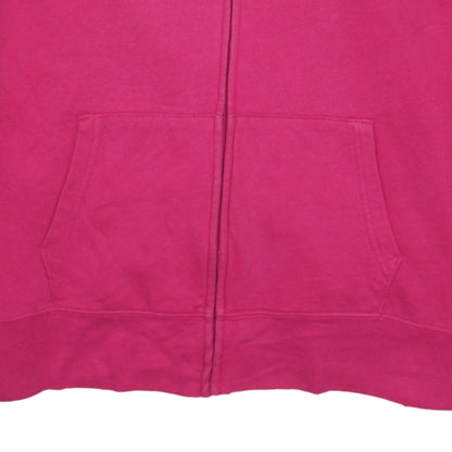 GAP Womens Pink Full Zip Hoodie XL Cotton Blend Casual