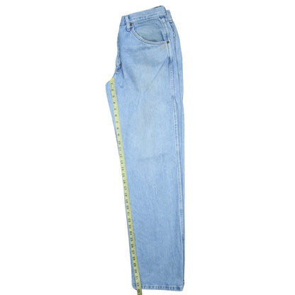 Wrangler Men's Blue Regular Fit Straight Leg Jeans 34x32