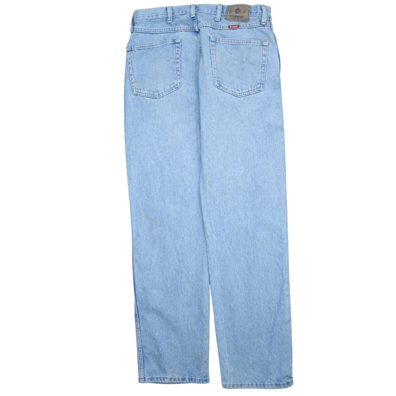Wrangler Men's Blue Regular Fit Straight Leg Jeans 34x32