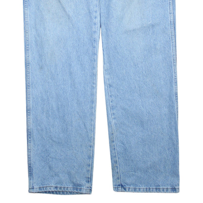 Wrangler Men's Blue Regular Fit Straight Leg Jeans 34x32