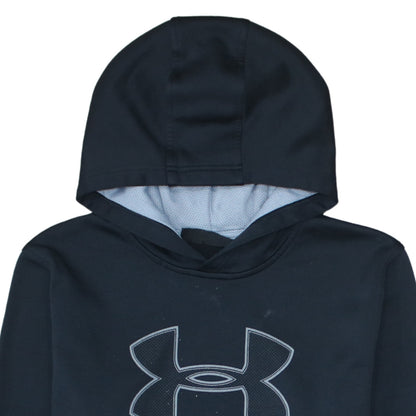 Under Armour Men's Black L Pullover Hoodie ColdGear Fleece Sportswear