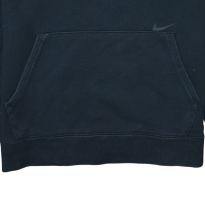 Nike Boys Black XL Pullover Hoodie with White Logo and Kangaroo Pocket