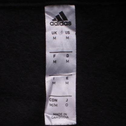 Adidas Men's Black Pullover Hoodie Size M Sports Fleece Jumper