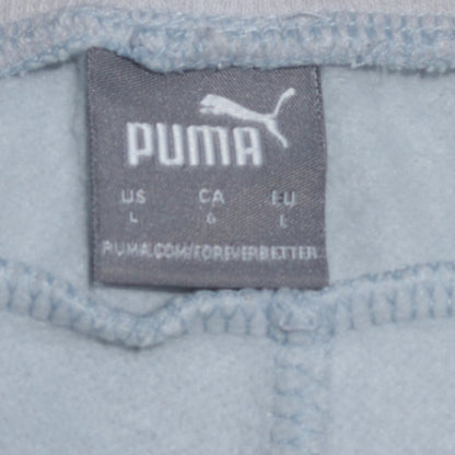 Puma Women's Light Blue Jogger Sweatpants Size L Comfy Casual