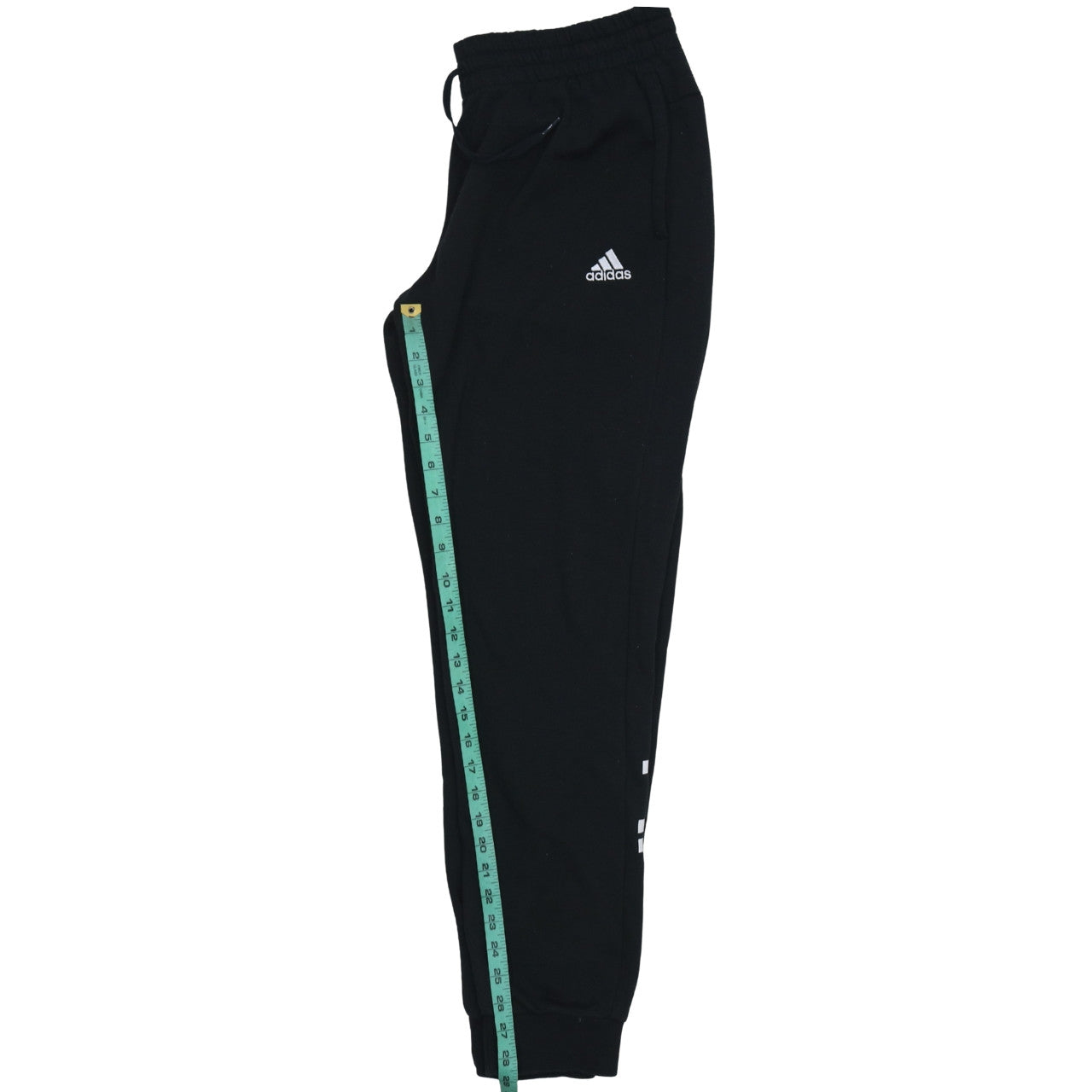 Adidas Women Black L 16-18 Jogger Sweatpants Elastic Waist Pockets