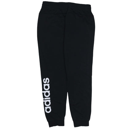 Adidas Women Black L 16-18 Jogger Sweatpants Elastic Waist Pockets