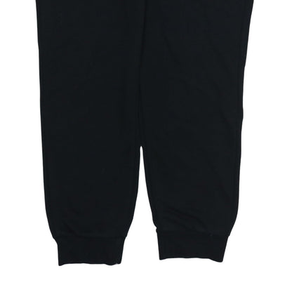 Adidas Women Black L 16-18 Jogger Sweatpants Elastic Waist Pockets