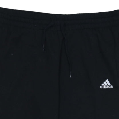 Adidas Women Black L 16-18 Jogger Sweatpants Elastic Waist Pockets