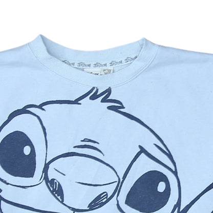 Primark Disney Stitch Blue Sweatshirt Women’s Size M 12/14 Pullover