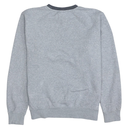 Nike Men's Grey Small Crew Neck Pullover Sweatshirt