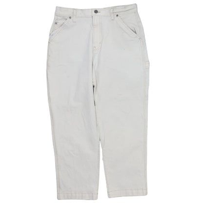 GAP Women’s Ivory Straight Leg Jeans Size 14 Regular Fit