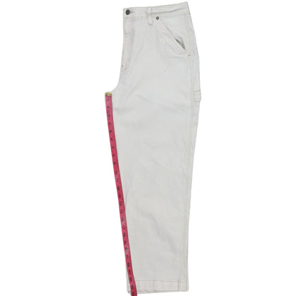 GAP Women’s Ivory Straight Leg Jeans Size 14 Regular Fit