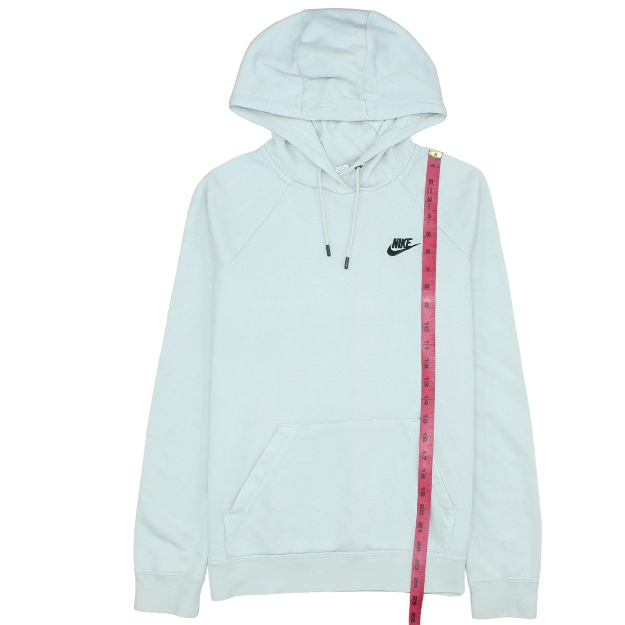 Nike Men's White Pullover Hoodie Size S Logo Fleece Sportswear