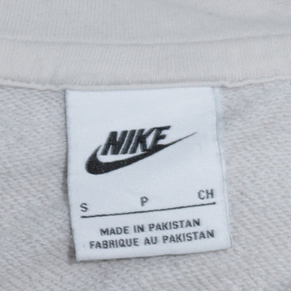 Nike Men's White Pullover Hoodie Size S Logo Fleece Sportswear