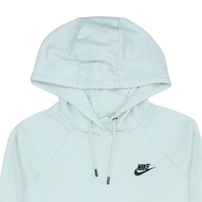 Nike Men's White Pullover Hoodie Size S Logo Fleece Sportswear