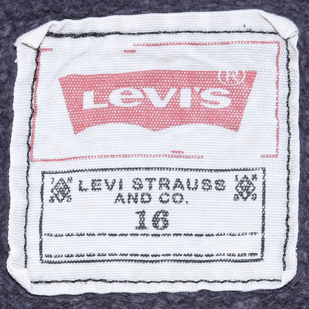 Levi’s Women’s Black Crew Neck Logo Sweatshirt Size 16