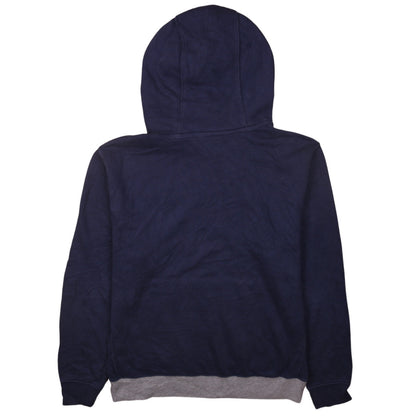 Nike Mens Blue Pullover Hoodie Medium Graphic Logo Sweatshirt