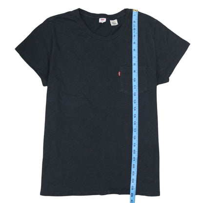 Levi's Womens Black Cotton Jersey T-Shirt Size L