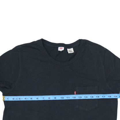Levi's Womens Black Cotton Jersey T-Shirt Size L