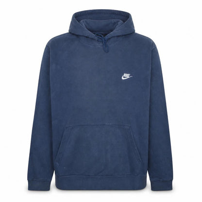 Nike Men's Blue Pullover Hoodie XXL Fleece Lined Casual Sweatshirt