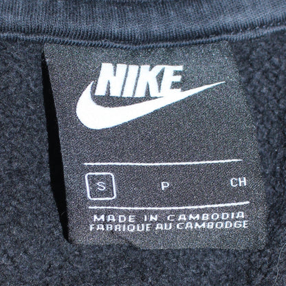 Nike Men's Black Small Pullover Sweatshirt Crew Neck Fleece