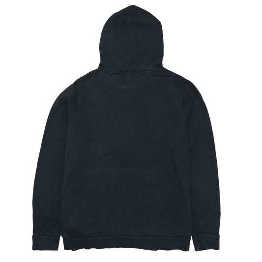 Puma Womens Black Pullover Hoodie Sweatshirt Size L Logo Print