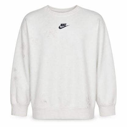 Nike Boys White Pullover Crew Neck Fleece Sweatshirt XL