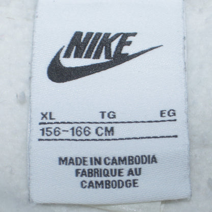 Nike Boys White Pullover Crew Neck Fleece Sweatshirt XL