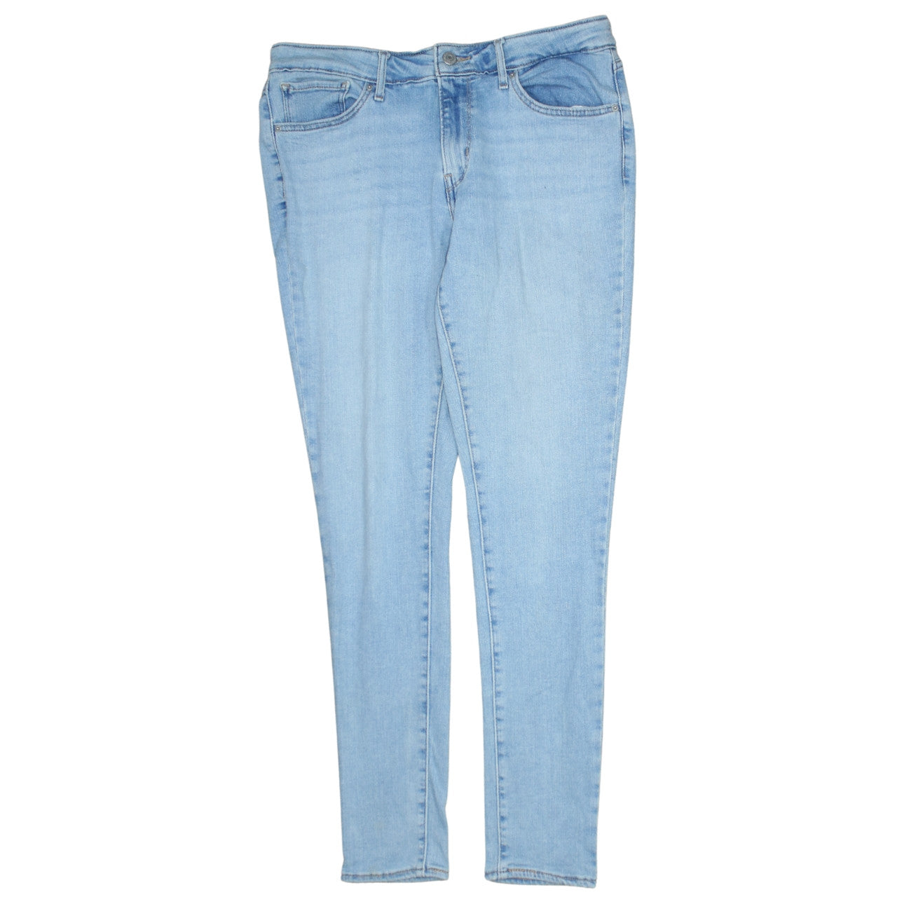 Levi's Women's Blue 711 Skinny Stretch Jeans Size 31 Mid Rise