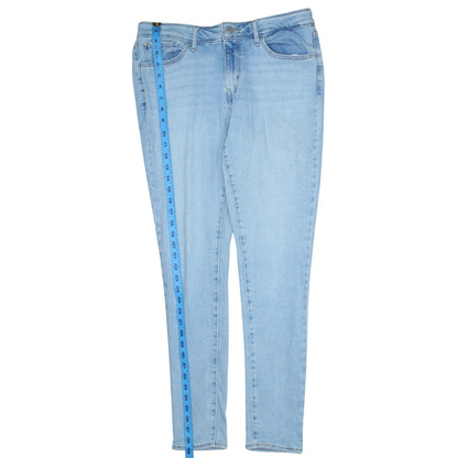 Levi's Women's Blue 711 Skinny Stretch Jeans Size 31 Mid Rise