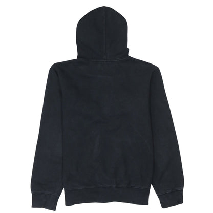 Fila Men's Black Pullover Hoodie Size S Regular Fit Logo Fleece Sweatshirt