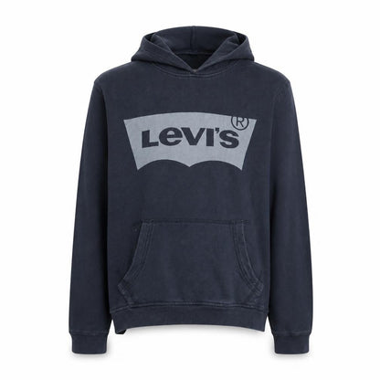Levi's Boys Navy Blue Pullover Hoodie Age 16 Graphic Logo Cotton
