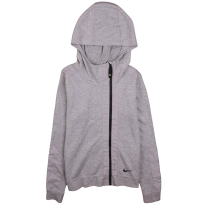 Nike Men's Grey Full Zip Hoodie M Regular Fit Sportswear