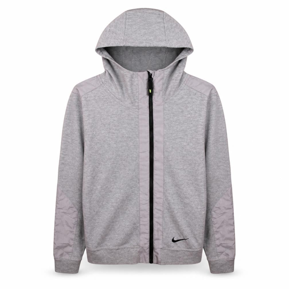 Nike Men's Grey Full Zip Hoodie M Regular Fit Sportswear