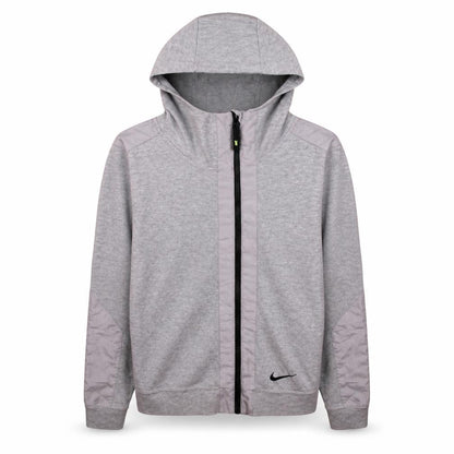 Nike Men's Grey Full Zip Hoodie M Regular Fit Sportswear