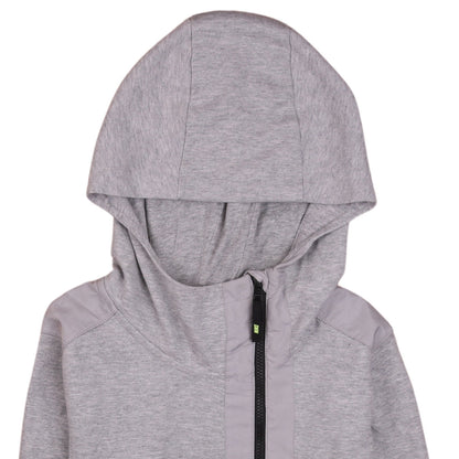 Nike Men's Grey Full Zip Hoodie M Regular Fit Sportswear