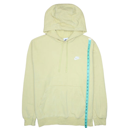 Nike Men's Beige Pullover Hoodie Medium Fleece Regular Fit