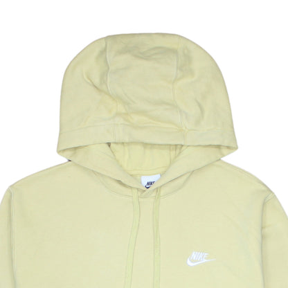 Nike Men's Beige Pullover Hoodie Medium Fleece Regular Fit