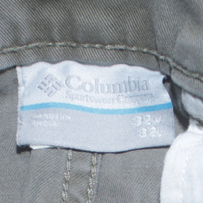 Columbia Men's Grey Regular Fit Cargo Trousers 32W 32L
