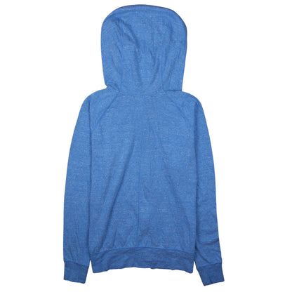 Nike Men's Blue Full Zip Hoodie M Just Do It Graphic Sweatshirt