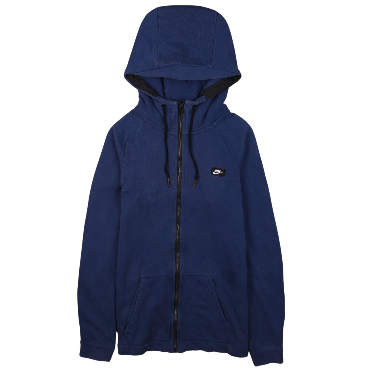 Nike Men's Blue Full Zip Hoodie XS Regular Fit Fleece Sweatshirt