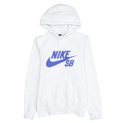Nike SB Men's White Pullover Hoodie XS Regular Fit Skate Sweatshirt