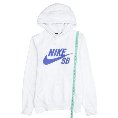 Nike SB Men's White Pullover Hoodie XS Regular Fit Skate Sweatshirt