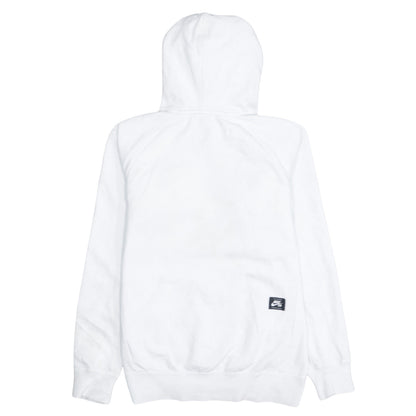 Nike SB Men's White Pullover Hoodie XS Regular Fit Skate Sweatshirt