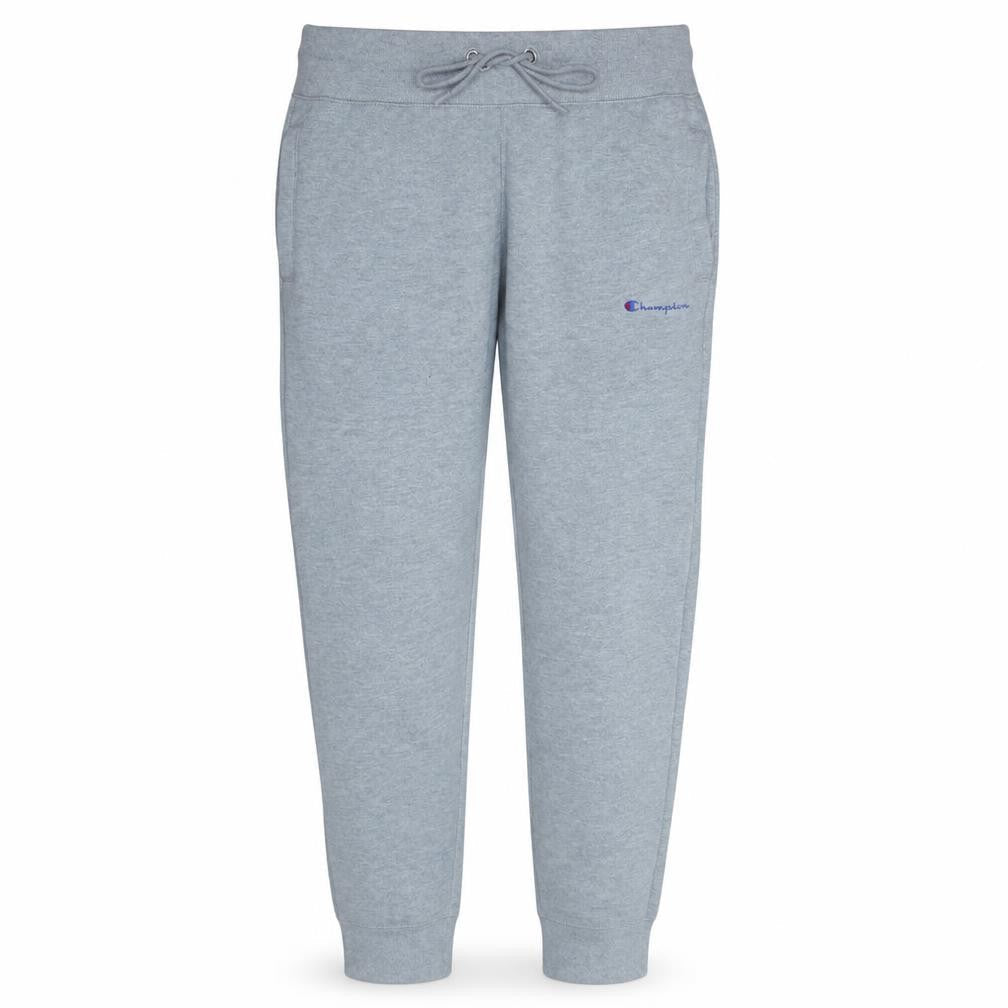 Champion Men's Grey Jogger Trousers Medium Cotton Blend