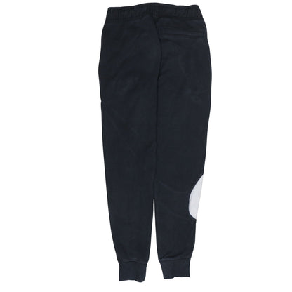 Nike Men's Black Jogger Sweatpants Small Logo Tapered Fit