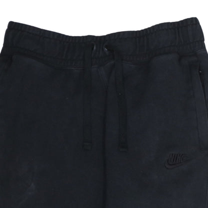 Nike Men's Black Jogger Sweatpants Small Logo Tapered Fit