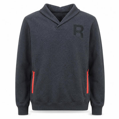 Reebok Mens Grey XL Pullover Sweatshirt with Zip Pockets