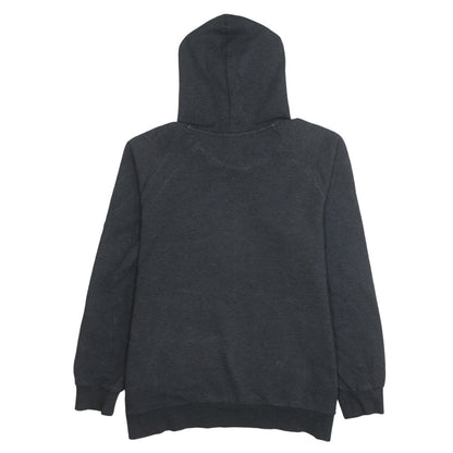 Adidas Boys Dark Grey Hoodie Size 14 Years Pullover Logo Hooded Sweatshirt